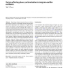 Factors affecting phase synchronization in integrate-and-fire oscillators