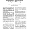 Factors that Significantly Impact the Implementation of an Agile Software Development Methodology