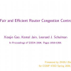Fair and efficient router congestion control