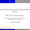 Fast Point Decompression for Standard Elliptic Curves