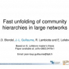 Fast unfolding of community hierarchies in large networks