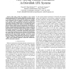 Fast varying channel estimation in downlink LTE systems