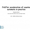 FASTer Acceleration of Counter Automata in Practice