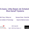 Fault-aware, utility-based job scheduling on Blue, Gene/P systems