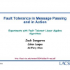 Fault Tolerance in Message Passing and in Action