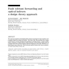 Fault Tolerant Forwarding and Optical Indexes: A Design Theory Approach