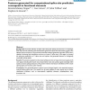 Features generated for computational splice-site prediction correspond to functional elements