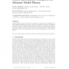 Fibred and Indexed Categories for Abstract Model Theory
