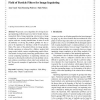 Field of Particle Filters for Image Inpainting