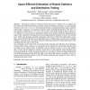 Space-Efficient Estimation of Robust Statistics and Distribution Testing