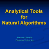 Analytical Tools for Natural Algorithms