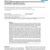 Filtering high-throughput protein-protein interaction data using a combination of genomic features