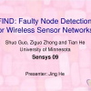FIND: faulty node detection for wireless sensor networks