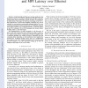 Finding a tradeoff between host interrupt load and MPI latency over Ethernet