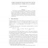 First-Passage Percolation with Exponential Times on a Ladder