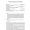 Fitness Landscapes and Evolvability