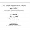 Fluid Models in Performance Analysis