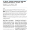 FluTyper-an algorithm for automated typing and subtyping of the influenza virus from high resolution mass spectral data