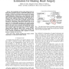 Force Tracking With Feed-Forward Motion Estimation for Beating Heart Surgery