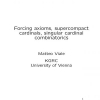 Forcing Axioms, Supercompact Cardinals, Singular Cardinal Combinatorics