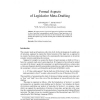 Formal Aspects of Legislative Meta-Drafting
