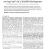 Formal Methods Application: An Empirical Tale of Software Development