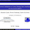 Formal Validation of Java/Swing User Interfaces with the Event B Method