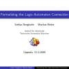 Formalizing the Logic-Automaton Connection