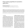 Frame packing algorithms for automotive applications