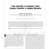 From centrality to temporary fame: Dynamic centrality in complex networks