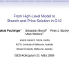 From High-Level Model to Branch-and-Price Solution in G12