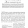 From Template to Image: Reconstructing Fingerprints from Minutiae Points