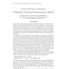 Functional Pearls: Probabilistic functional programming in Haskell