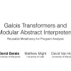 Galois transformers and modular abstract interpreters: reusable metatheory for program analysis
