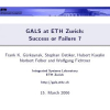 GALS at ETH Zurich: Success or Failure