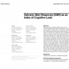 Galvanic skin response (GSR) as an index of cognitive load