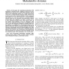 Gaussian Mixture Modeling by Exploiting the Mahalanobis Distance