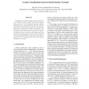 Gender classification based on facial surface normals