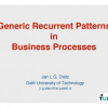 Generic Recurrent Patterns in Business Processes
