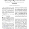 Genetic Algorithm for Feature Subset Selection with Exploitation of Feature Correlations from Continuous Wavelet Transform: a re