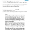 Genome BLAST distance phylogenies inferred from whole plastid and whole mitochondrion genome sequences