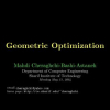 Geometric Optimization