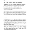 GFO-Bio: A biological core ontology