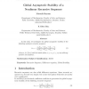 Global asymptotic stability of a nonlinear recursive sequence