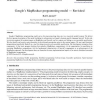 Google's MapReduce programming model - Revisited