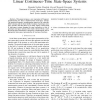 Gramian-preserving frequency transformation for linear continuous-time state-space systems