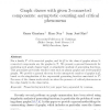 Graph classes with given 3-connected components: asymptotic counting and critical phenomena
