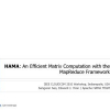 HAMA: An Efficient Matrix Computation with the MapReduce Framework