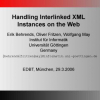 Handling Interlinked XML Instances on the Web
