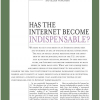 Has the Internet become indispensable?